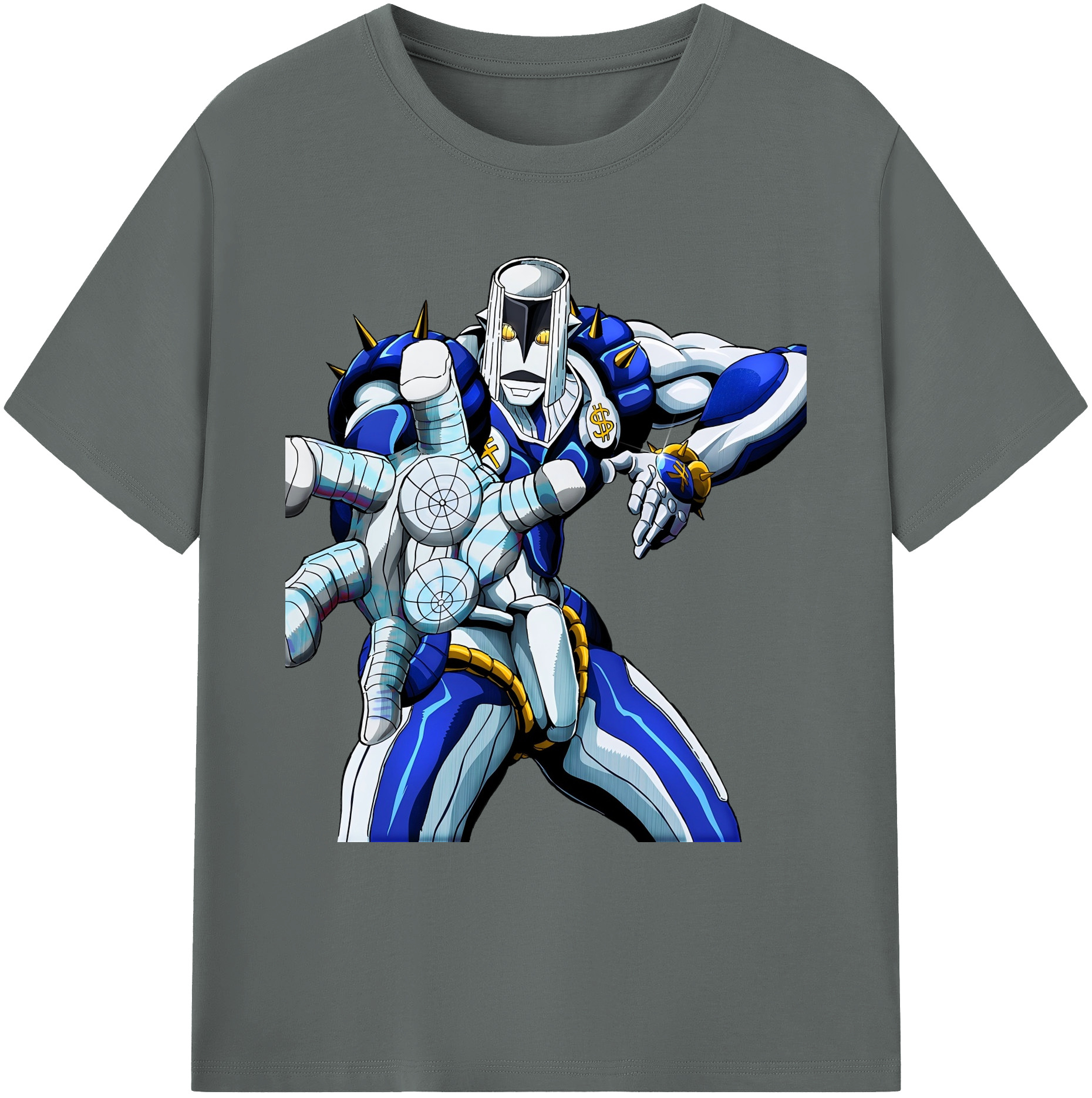 （画像用） ジョジョの奇妙な冒険 虹村億泰 にじむら おくやす JoJo's Bizarre Adventure Nijimura Okuyasu 綿100％ メンズ半袖Tシャツ｜肌触りやわらか＆通気性